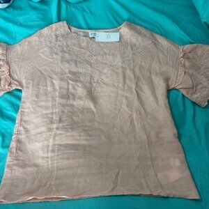 Elisabetta Italian Made linen Shirt Size M
